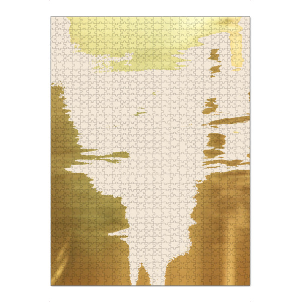 Puzzle Ravensburger "Blush Gold" artboxONE - Abstrakt - Acrylic,Gold,Blush,Metallic,Exotic,Rose gold,Random,Abstract - Bild acrylic