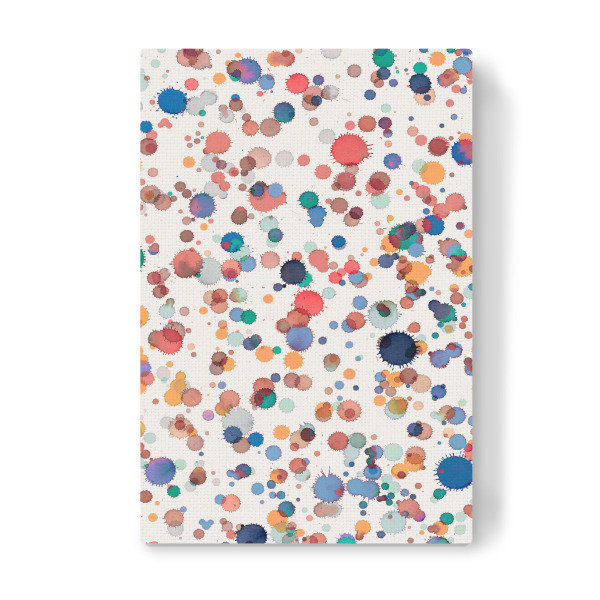 Leinwandbild "Drops Dots Watercolor Multi" artboxONE - Für Kinder,Abstrakt,Lustig