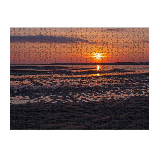 artboxONE Puzzle "Wattenmeer im Sonnenaufgang" artboxONE - Natur,Reise,Reise / Strand und Meer