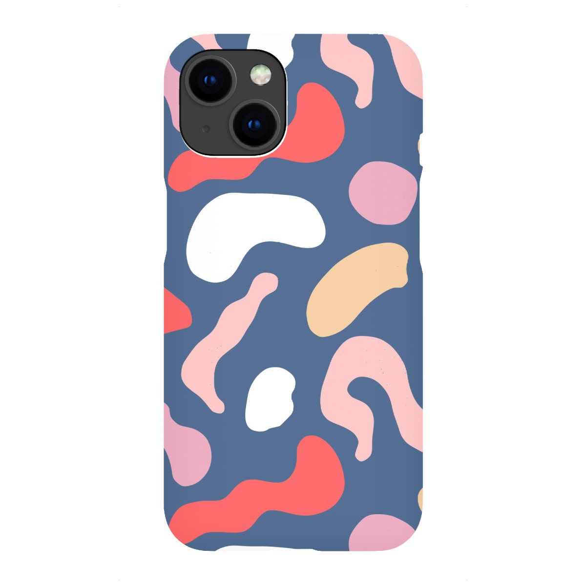 iPhone "Abstract Organic Memphis Red" Premium-Case Handyhülle artboxONE