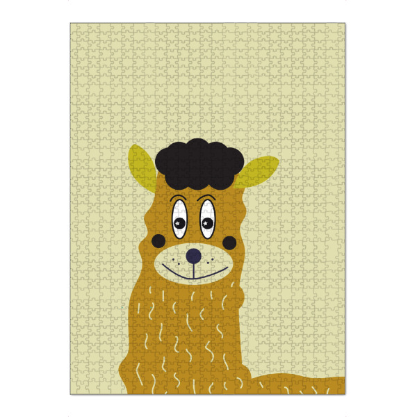 Puzzle Ravensburger "Alpaka Tierportrait" artboxONE - Für Kinder,Tiere