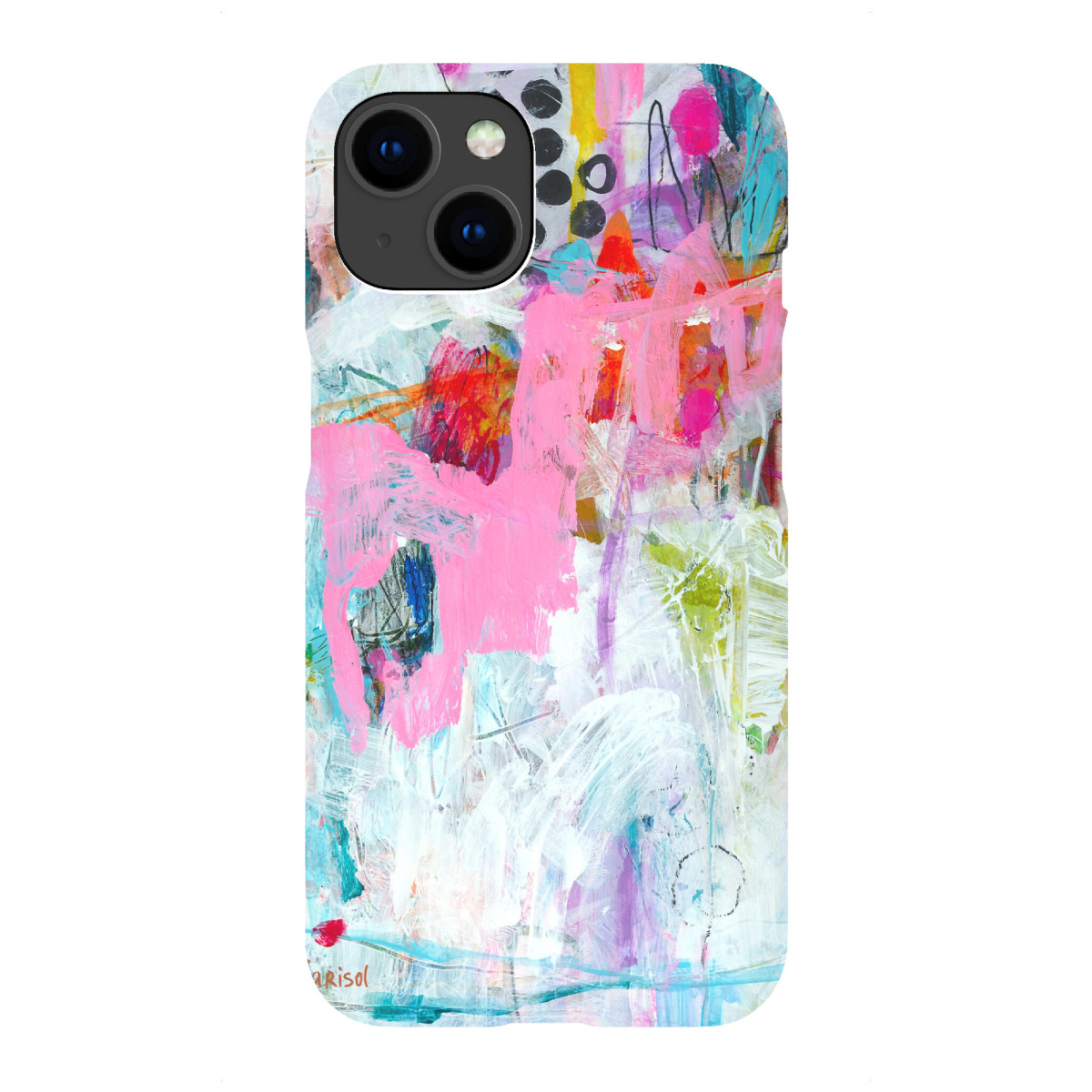 "Marisol Evora - I love pink"für iPhone - Premium-Case Handyhülle artboxONE