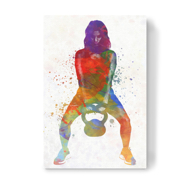 Leinwandbild "Kettlebell lifter" artboxONE - Sport