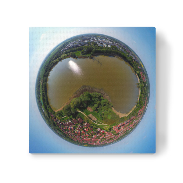 Leinwandbild "Hamburg - Allermöher See - low" artboxONE - Städte,Städte / Hamburg,Natur,Reise,Reise / Länder