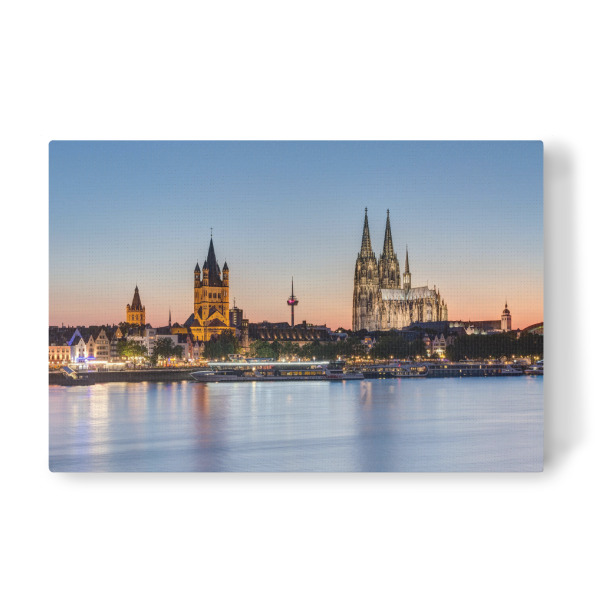 Leinwandbild "Sommerabend in Köln I" artboxONE - Städte / Köln,Reise,Architektur