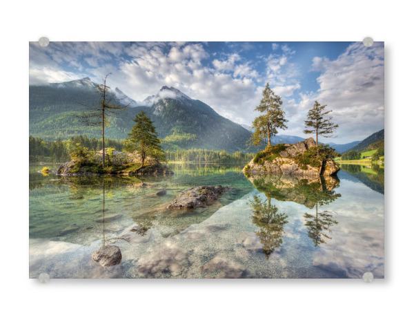 Acrylglasbild "Hintersee im Berchtesgadener Land" artboxONE - Natur,Reise,Reise / Länder