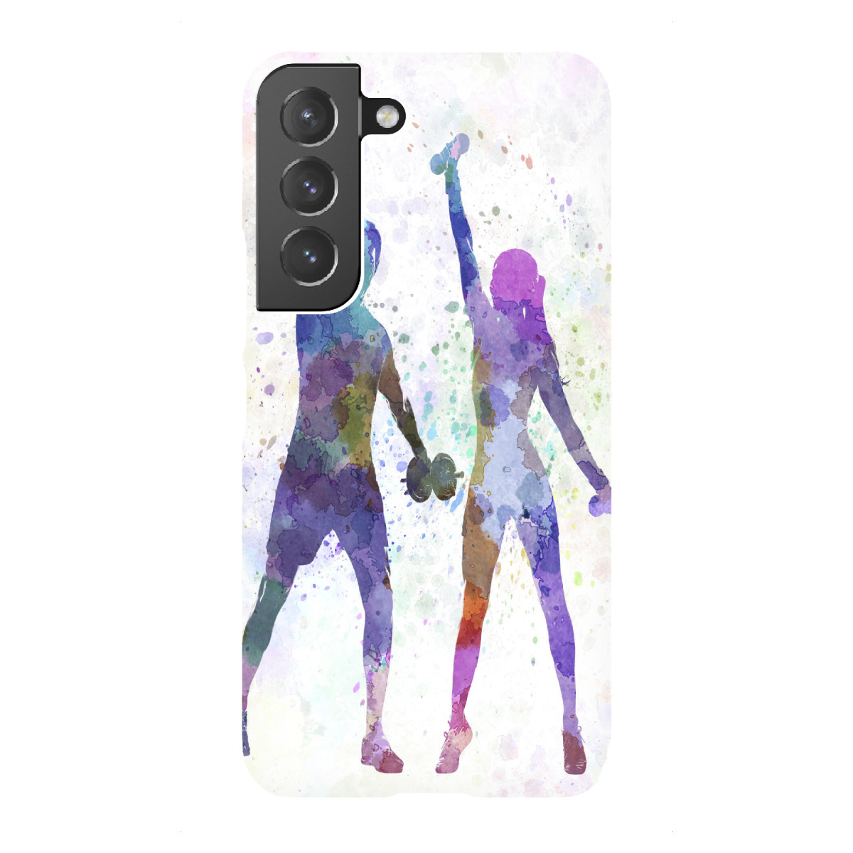 "Woman exercising with man coach"für Samsung Galaxy - Premium-Case Handyhülle artboxONE