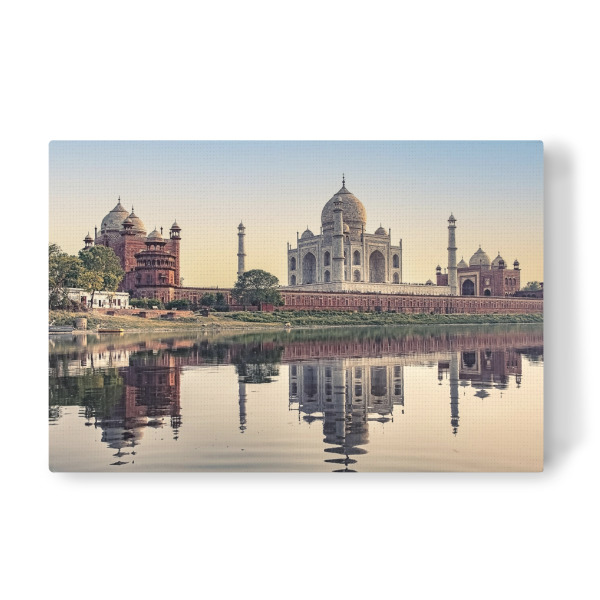 Leinwandbild "Taj Mahal back side" artboxONE - Städte,Reise,Architektur,Reise / Asien,Reise / Länder