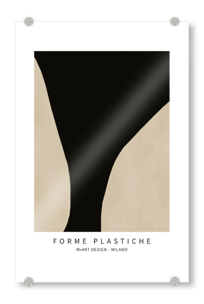 Acrylglasbild "FORME PLASTICHE - ABSTRACT SHAPES" artboxONE - Abstrakt