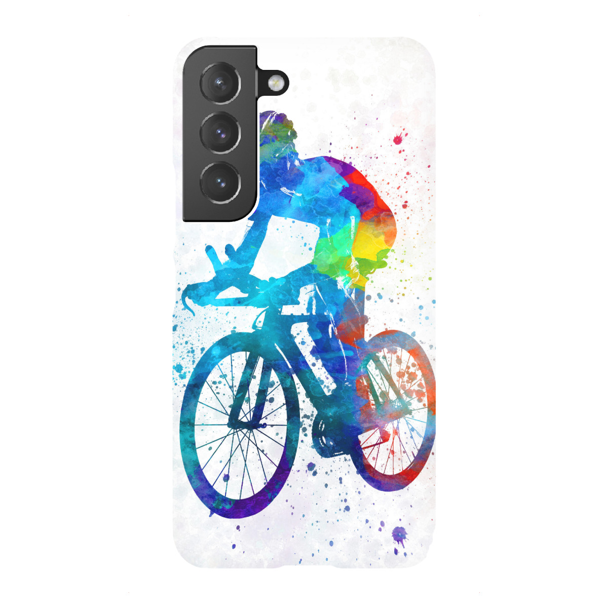Samsung Galaxy "Cyclist road bike, man-d" Premium-Case Handyhülle artboxONE