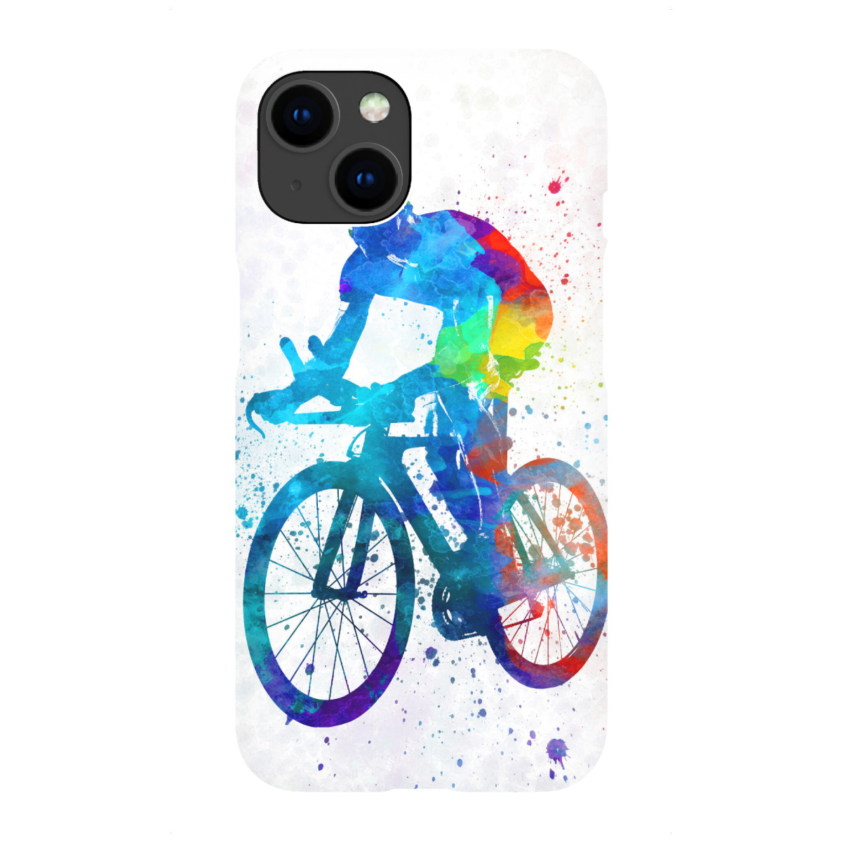 iPhone "Cyclist road bike, man-d" Premium-Case Handyhülle artboxONE