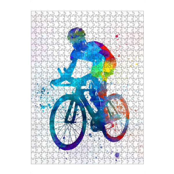 Puzzle Ravensburger "Cyclist road bike, man-d" artboxONE - Sport