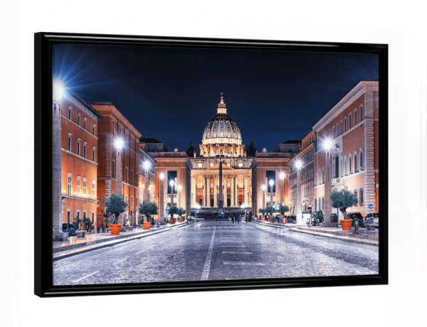 Poster mit schwarzem Rahmen "Vaticano" artboxONE - Städte,Reise,Architektur,Reise / Länder,Städte / Rom