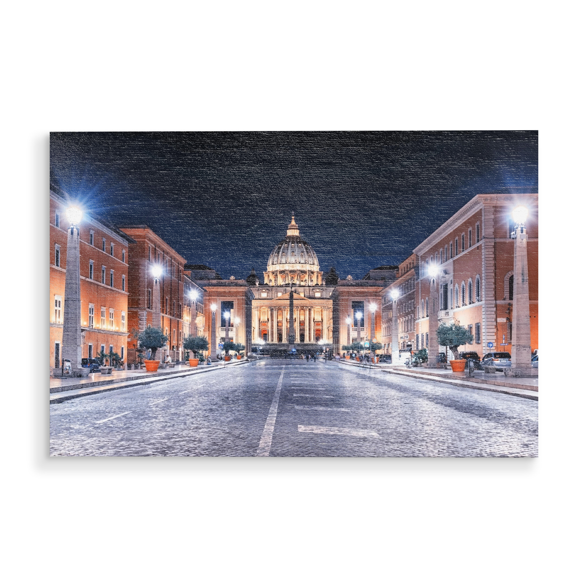 Holzbild "Vaticano" artboxONE - Städte,Reise,Architektur,Reise / Länder,Städte / Rom