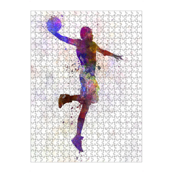 artboxONE Puzzle "Young man basketball player-g" artboxONE - Sport