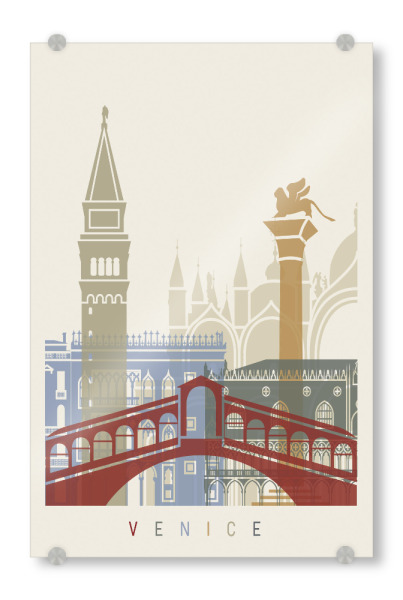 Acrylglasbild "Venice skyline" artboxONE - Städte,Architektur