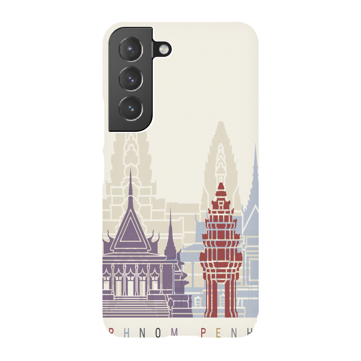 "Phnom Penh skyline"für Samsung Galaxy - Premium-Case Handyhülle artboxONE