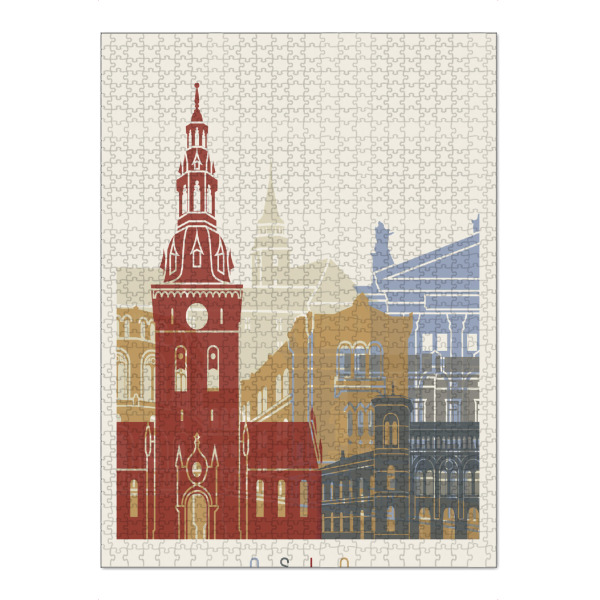 Puzzle Ravensburger "Oslo skyline" artboxONE - Städte,Architektur