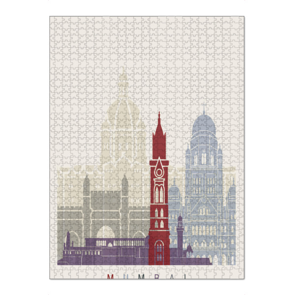 Puzzle Ravensburger "Mumbai skyline" artboxONE - Städte,Architektur