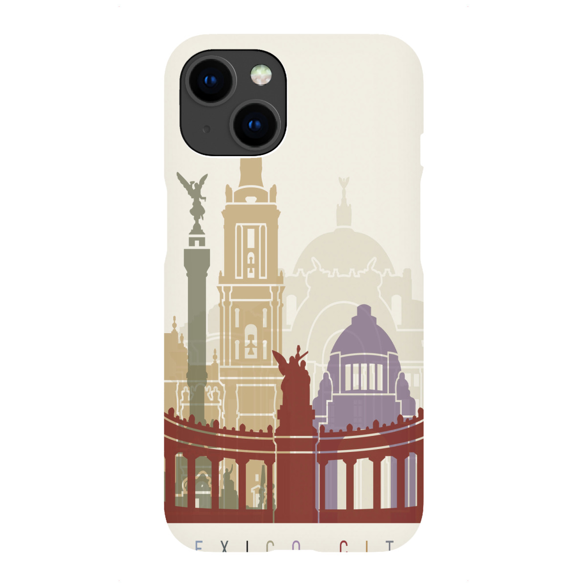 "Mexico City skyline"für iPhone - Premium-Case Handyhülle artboxONE