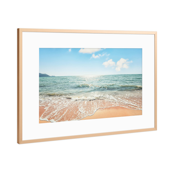 Poster mit Rahmen Kupfer "Sand and Sun" artboxONE - Natur,Reise,Reise / Strand und Meer,Reise / Asien,Reise / Länder