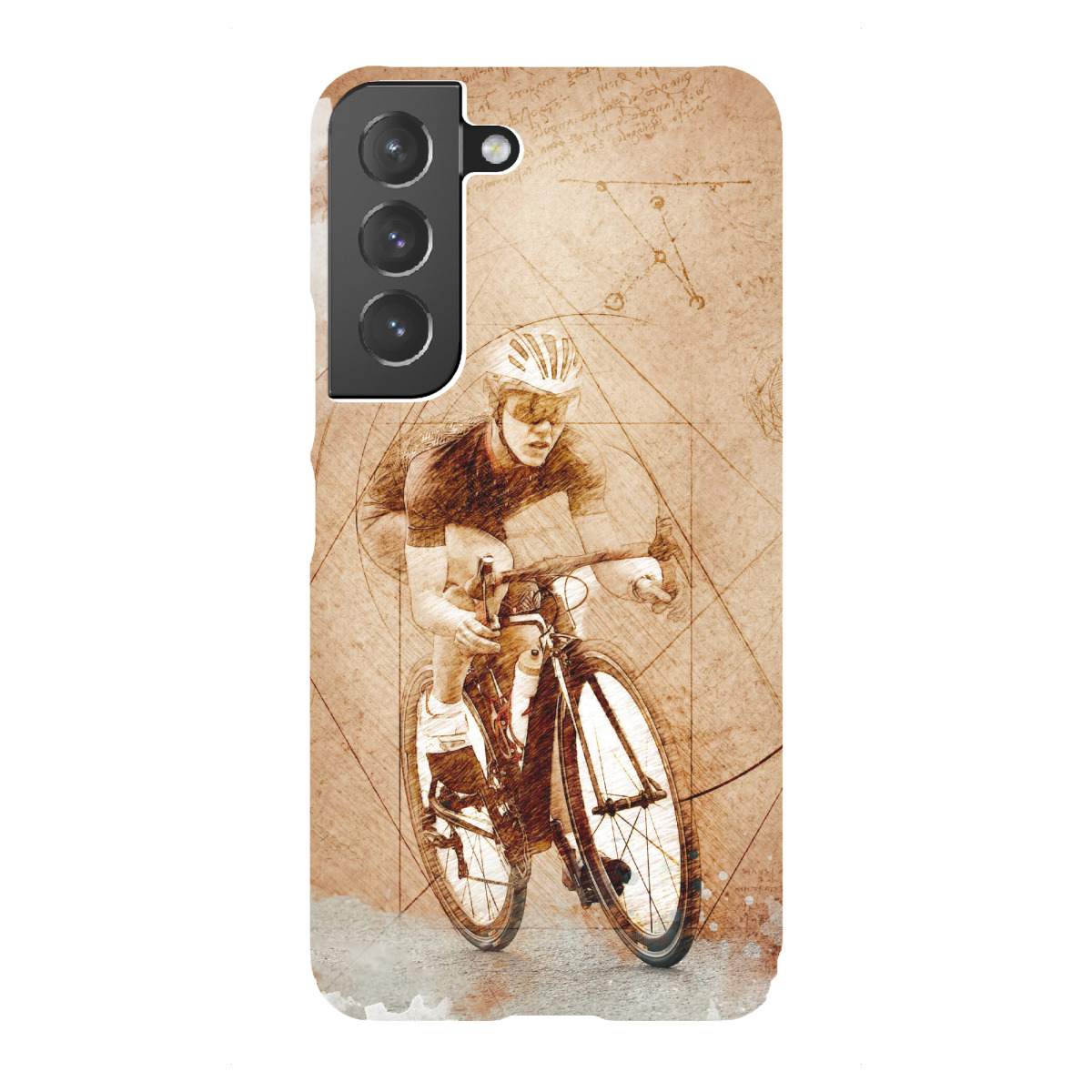 "Cycling illustration sport art"für Samsung Galaxy - Premium-Case Handyhülle artboxONE