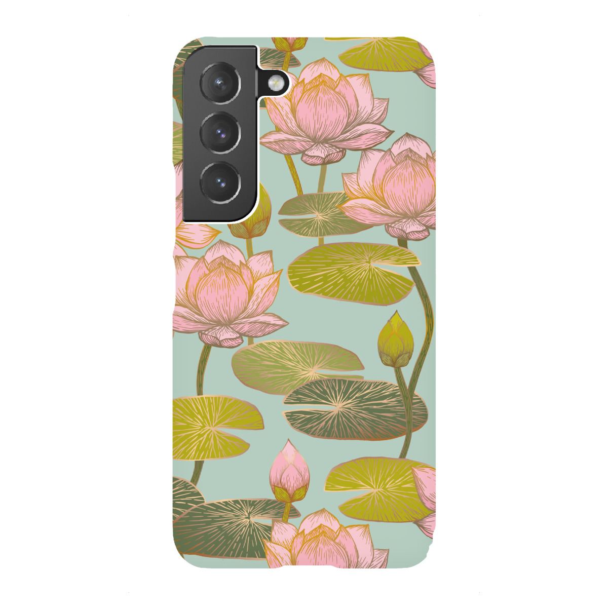 Samsung Galaxy "Cecilia Mok - Lotusblüten" Premium-Case Handyhülle artboxONE