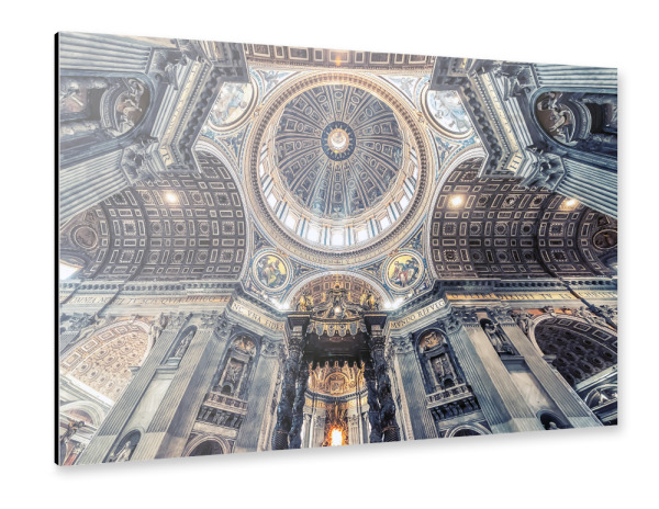 Alu-Dibond "St Peter's Basilica" 30x20 cm artboxONE