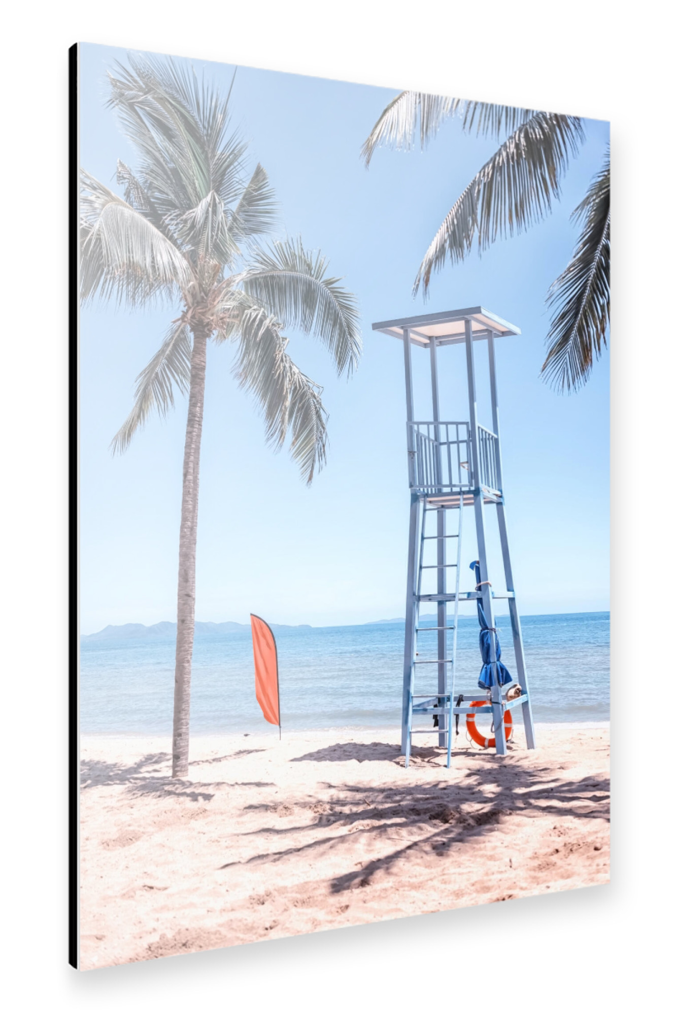 Alu-Dibond "Beach Vibes" 75x50 cm artboxONE