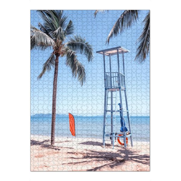 Puzzle Ravensburger "Beach Vibes" artboxONE - Natur,Reise,Reise / Strand und Meer,Reise / Asien,Reise / Länder