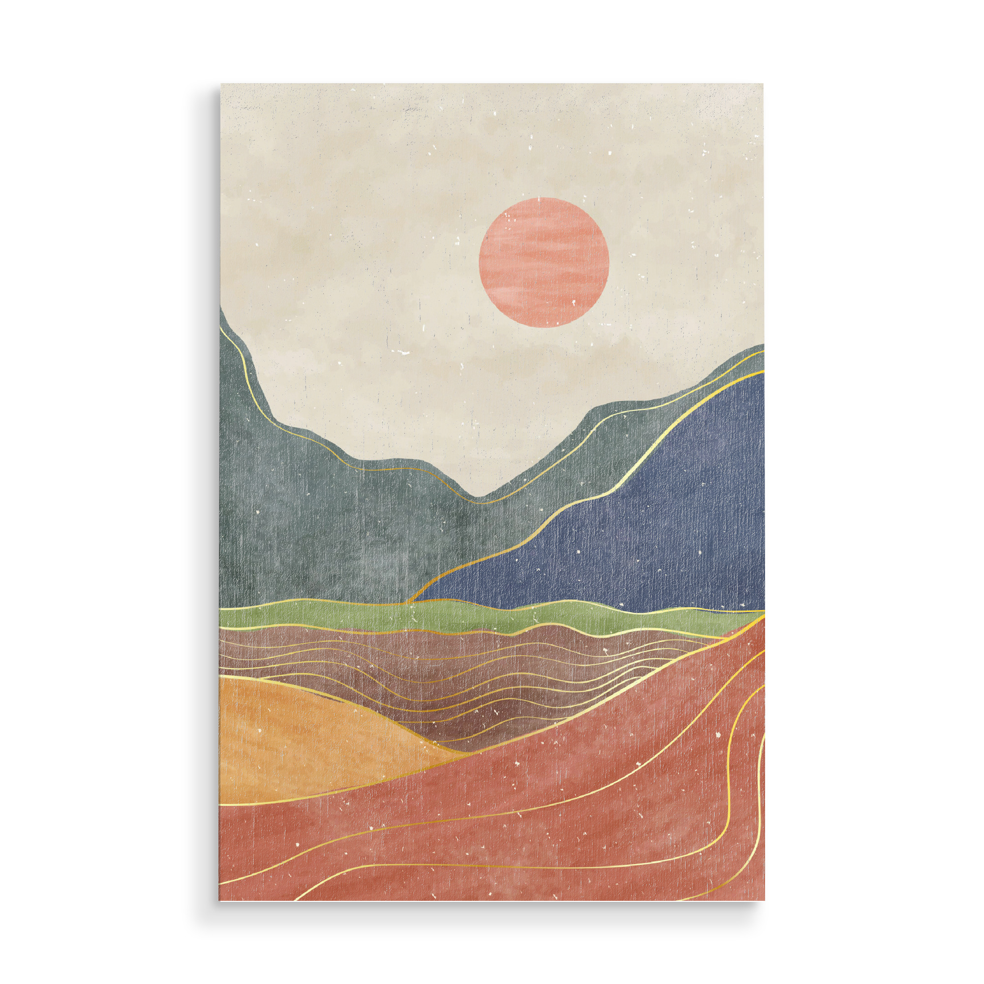 Holzbild "Landscape (matart)" artboxONE - Natur,Abstrakt