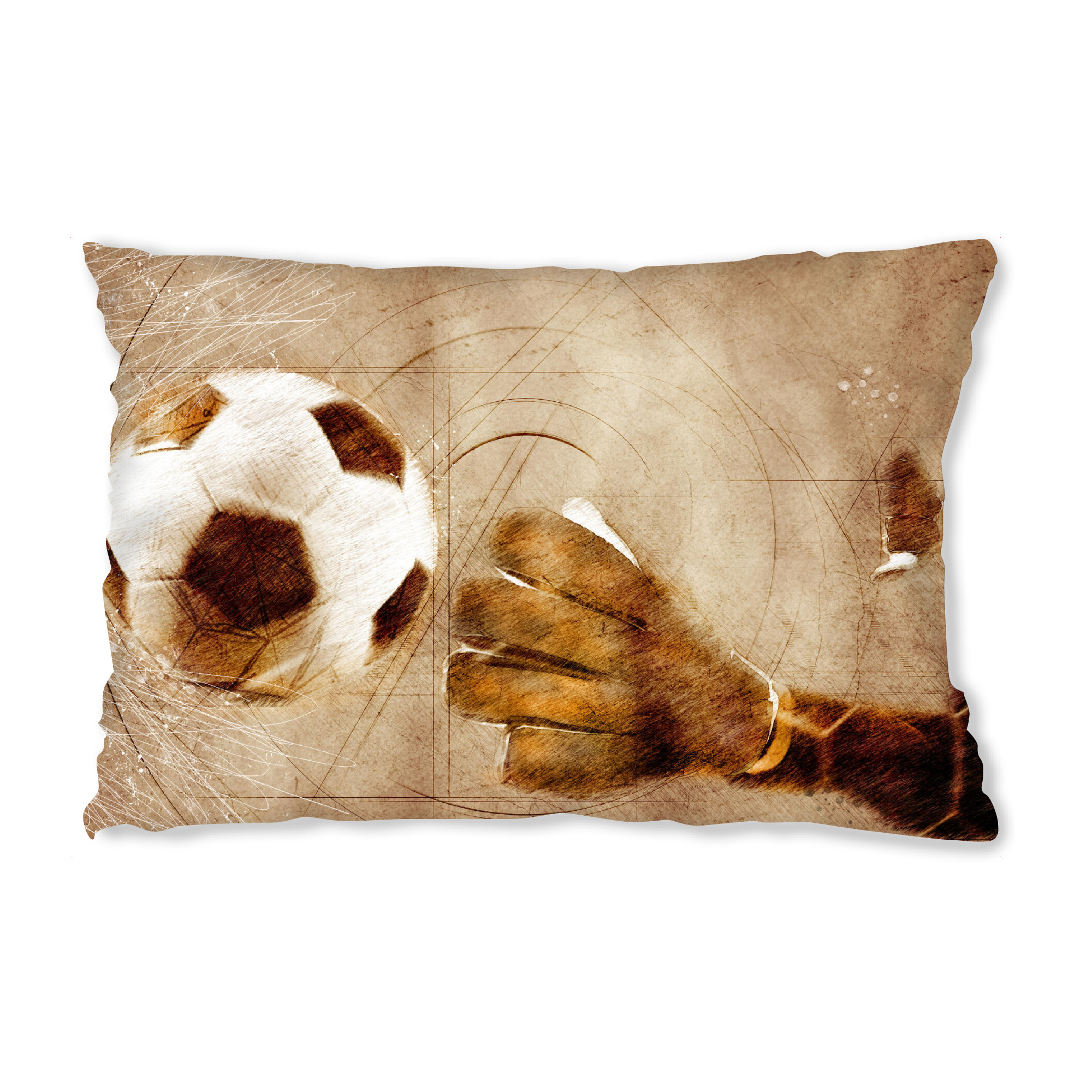Design-Kissen "Goal sport illustration" artboxONE - Sport,Sport / Fußball - Goal,Goalkeeper,Player,Soccer,Football,Game,Match - Bild goal