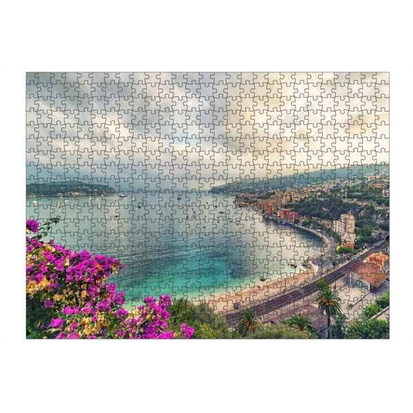 artboxONE Puzzle "Coastal Village" artboxONE - Natur,Reise,Architektur,Reise / Strand und Meer,Reise / Länder
