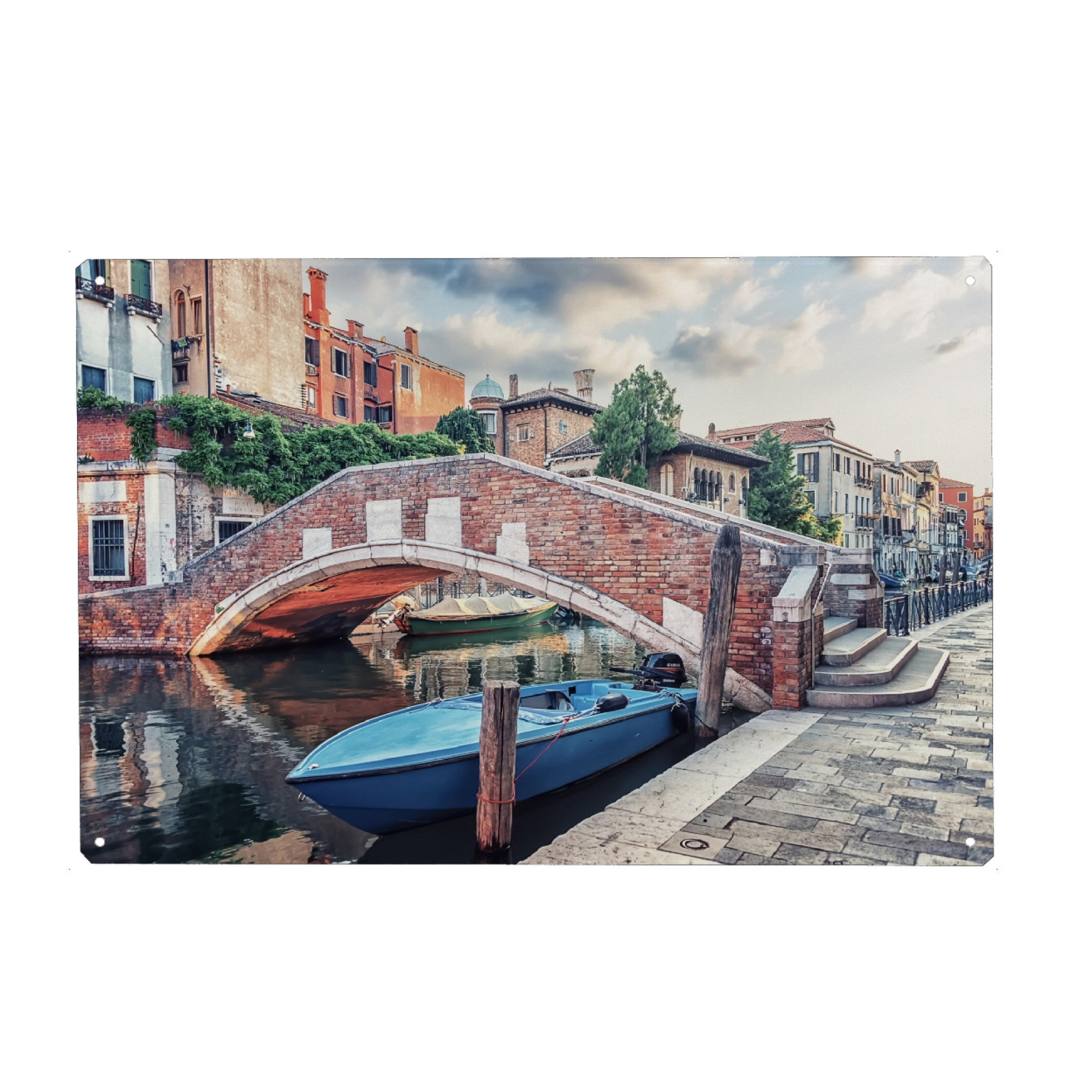 Holzbild "Colorful Venice" artboxONE - Städte,Reise,Architektur,Städte / Venedig,Reise / Länder