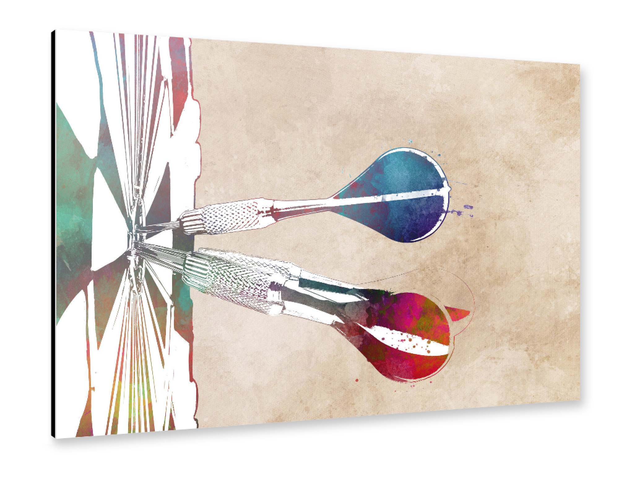 Alu-Dibond "Darts sport game" 30x20 cm artboxONE