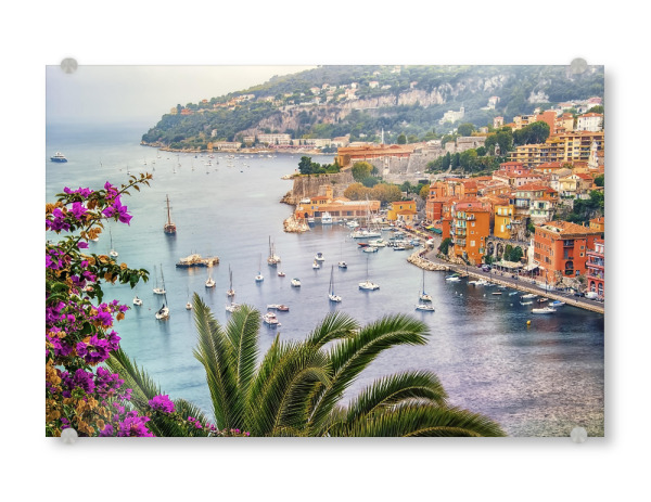 Acrylglasbild "French Riviera coastline" artboxONE - Natur,Reise,Architektur,Reise / Strand und Meer,Reise / Länder