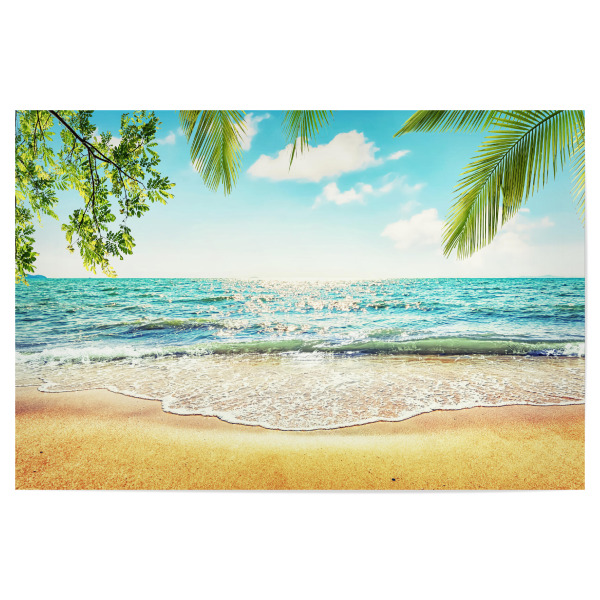 Poster 30x20 cm "Sea Sand and Sun" artboxONE - Natur,Reise,Reise / Strand und Meer,Reise / Asien,Reise / Länder