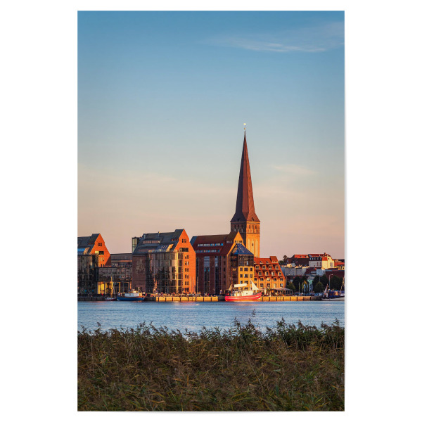 Poster 30x20 cm "Petrikirche im Abendlicht" artboxONE - Natur,Reise,Architektur,Städte / Weitere