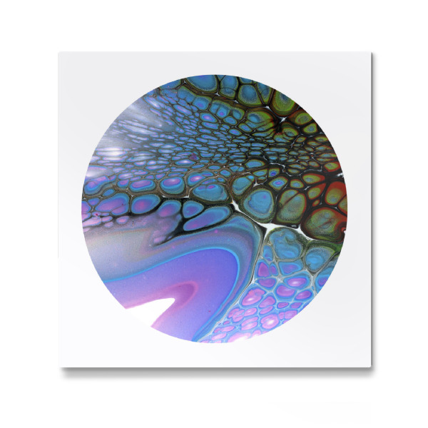 Galerie-Print "Purple and Blue - the Cells" 30x30 cm artboxONE