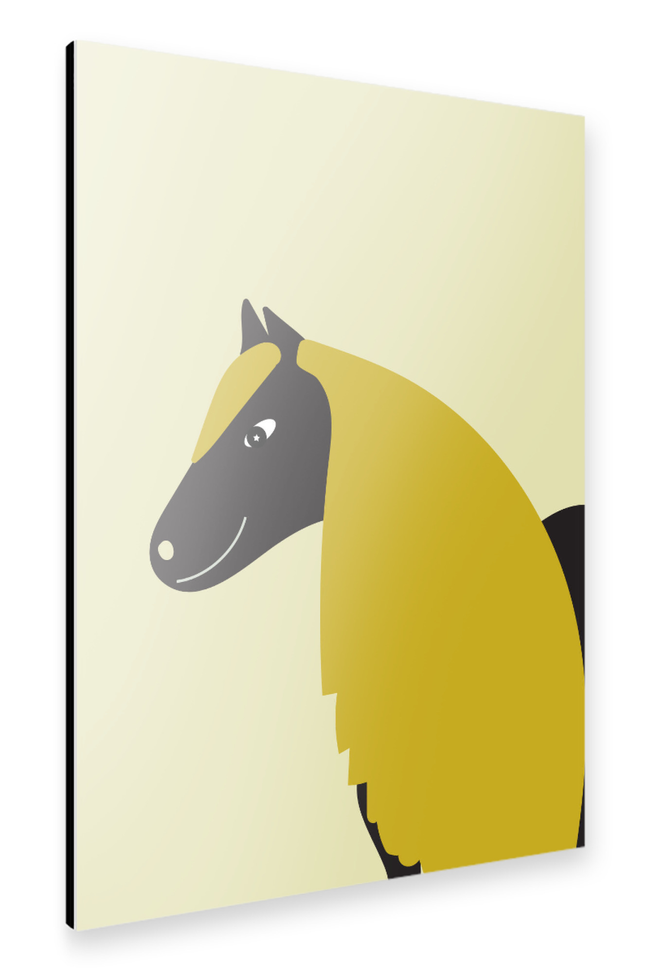 Alu-Dibond "Pferd Tierportrait" 30x20 cm artboxONE