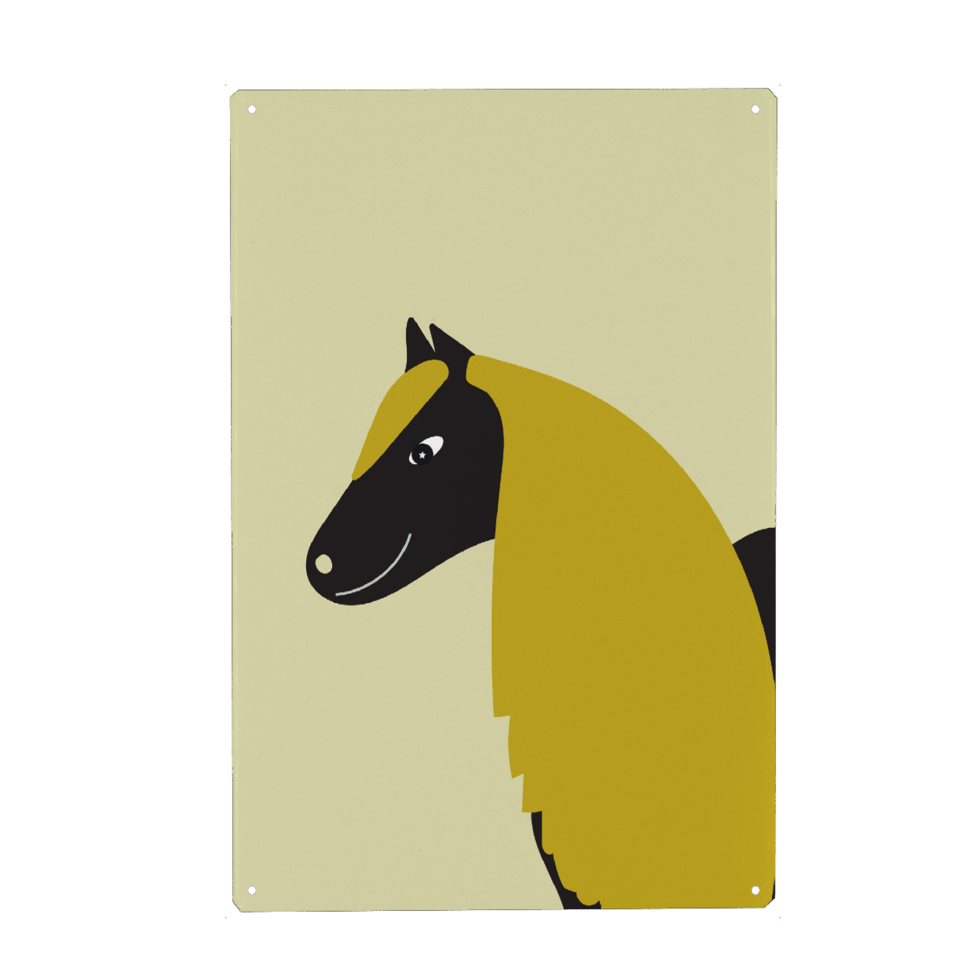 Holzbild "Pferd Tierportrait" artboxONE - Für Kinder,Tiere