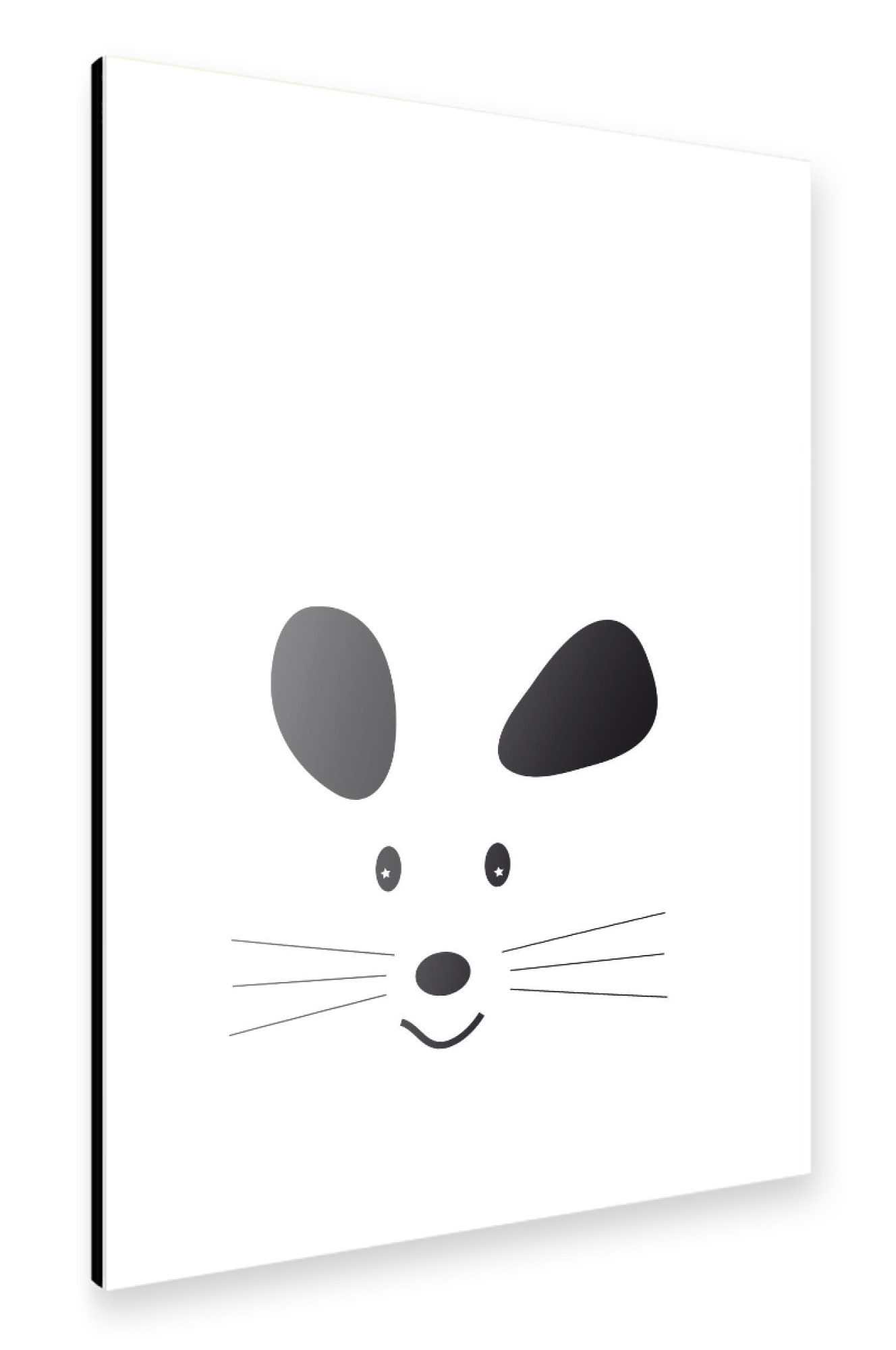 Alu-Dibond "Maus Mausgesicht Tierportrait" 30x20 cm artboxONE