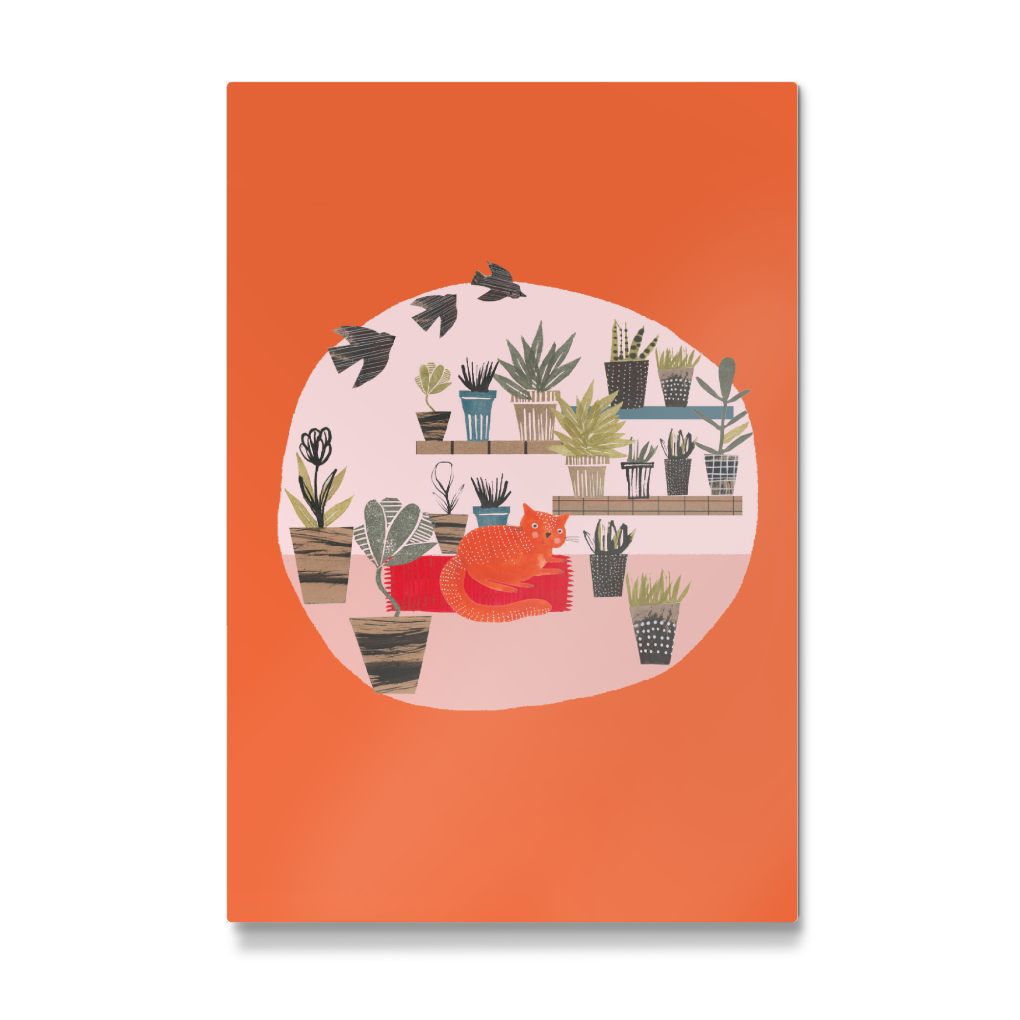 Galerie-Print "Lisa Dolson - Plantlady vs Catlady" 75x50 cm artboxONE
