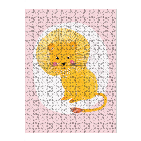 Puzzle Ravensburger "Lisa Dolson - Kleiner Löwe" artboxONE - Für Kinder,Tiere