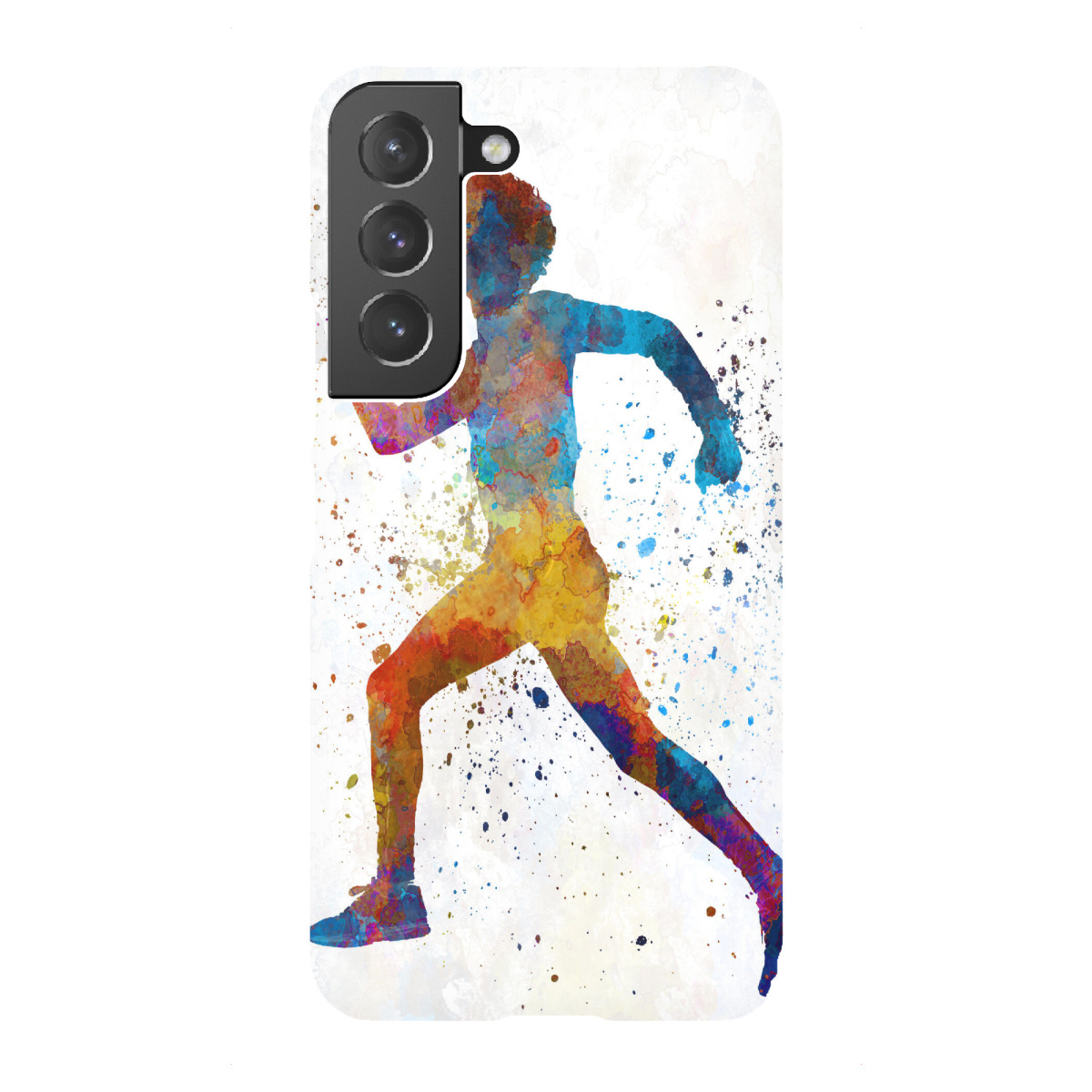 "Man running sprinting jogging-c"für Samsung Galaxy - Premium-Case Handyhülle artboxONE