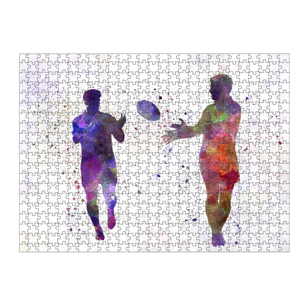 Puzzle Ravensburger "Rugby man player-j" artboxONE - Sport