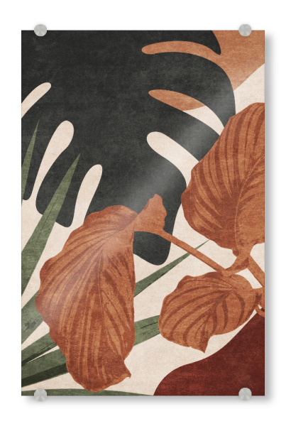 Acrylglasbild "Tunaboylu - Dschungelblätter" artboxONE - Natur,Floral