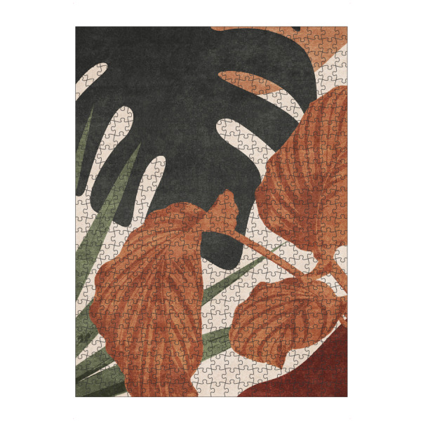 Puzzle Ravensburger "Tunaboylu - Dschungelblätter" artboxONE - Natur,Floral