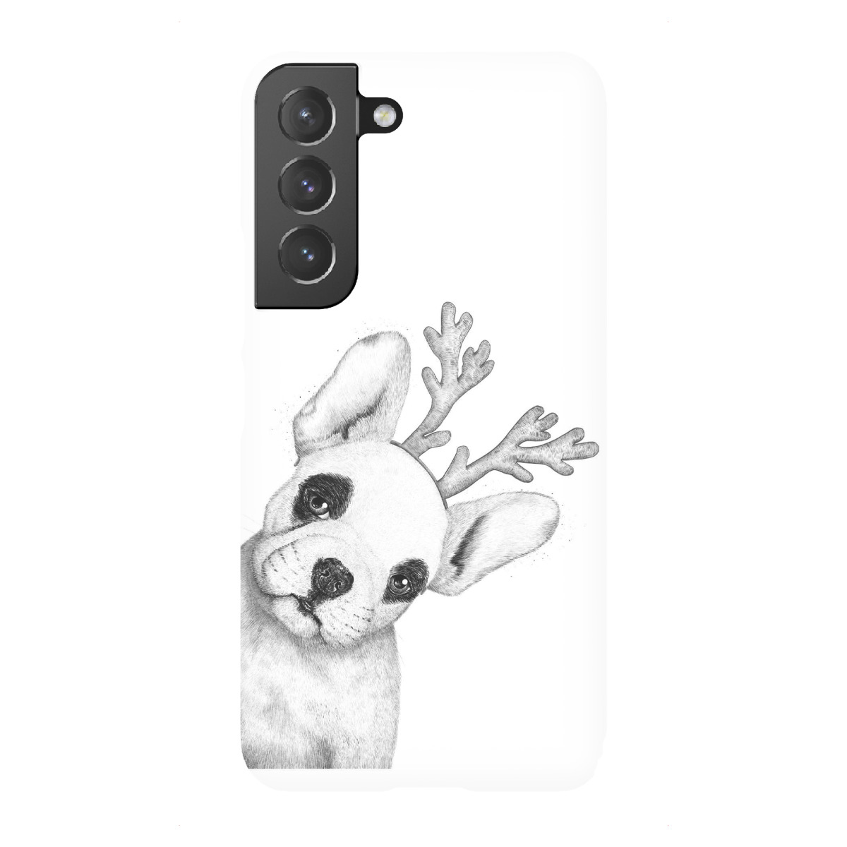 "Christmas French Bulldog"für Samsung Galaxy - Premium-Case Handyhülle artboxONE