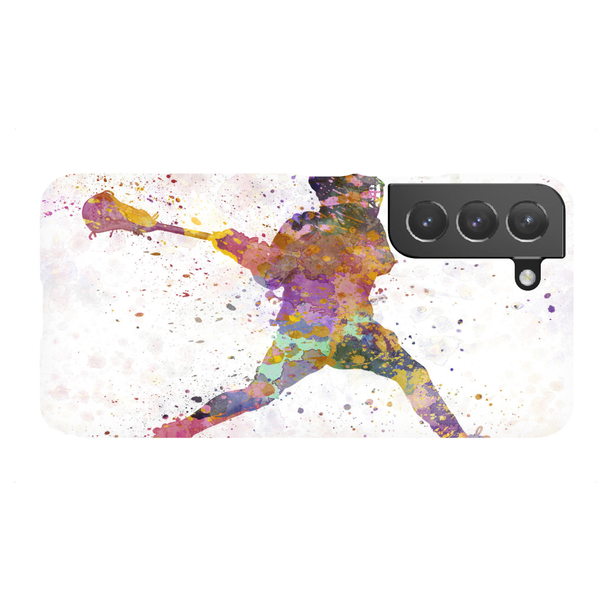 "Lacrosse Man Player-a"für Samsung Galaxy - Premium-Case Handyhülle artboxONE